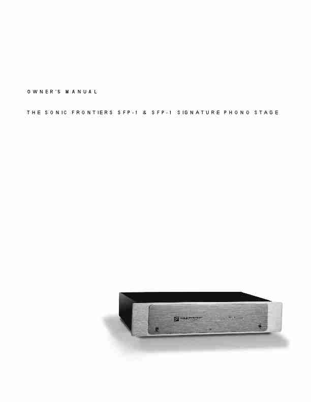 Anthem Audio Stereo Amplifier SFP-1-page_pdf